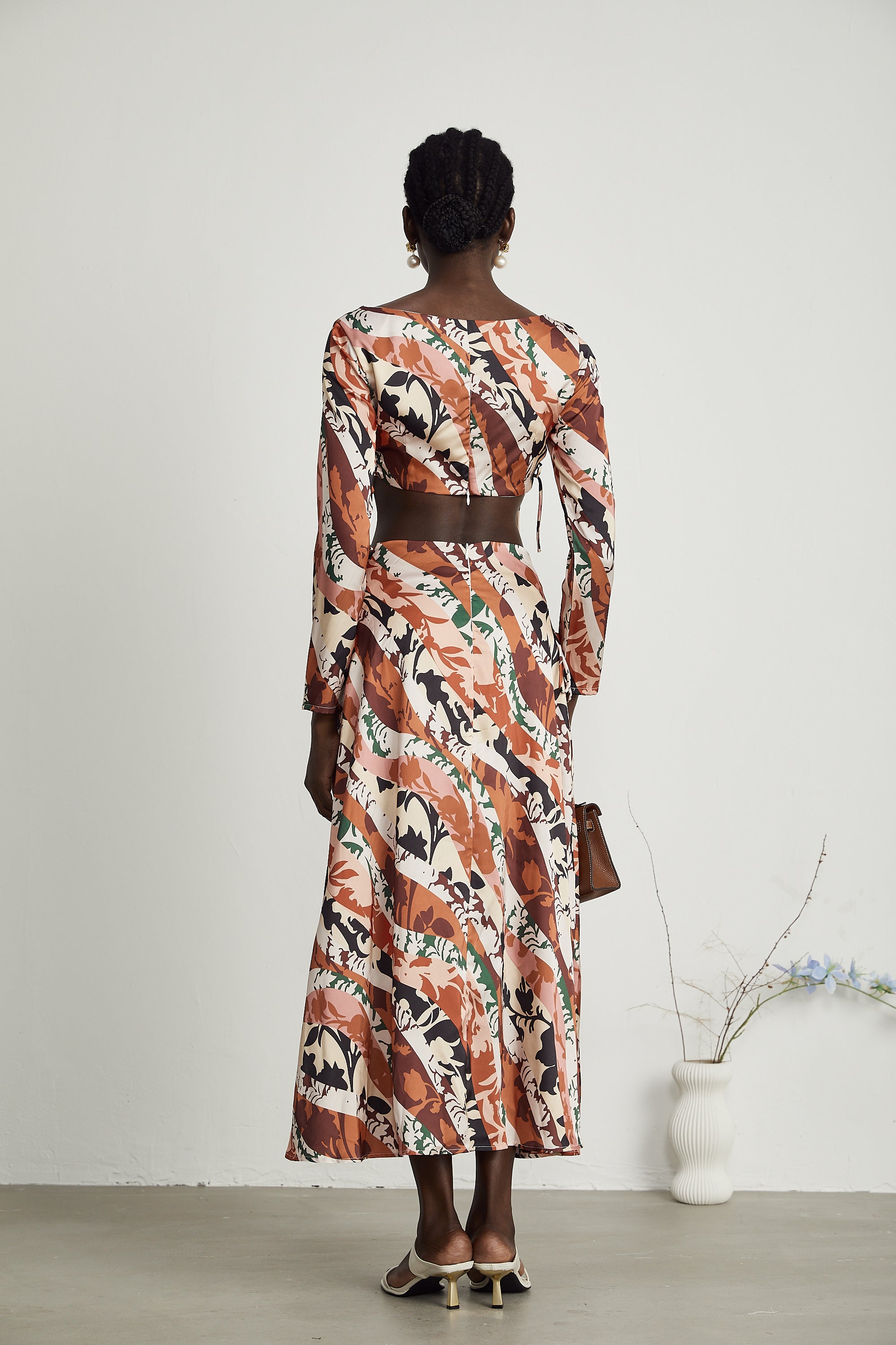 Perrine floral-print cut-out maxi dress