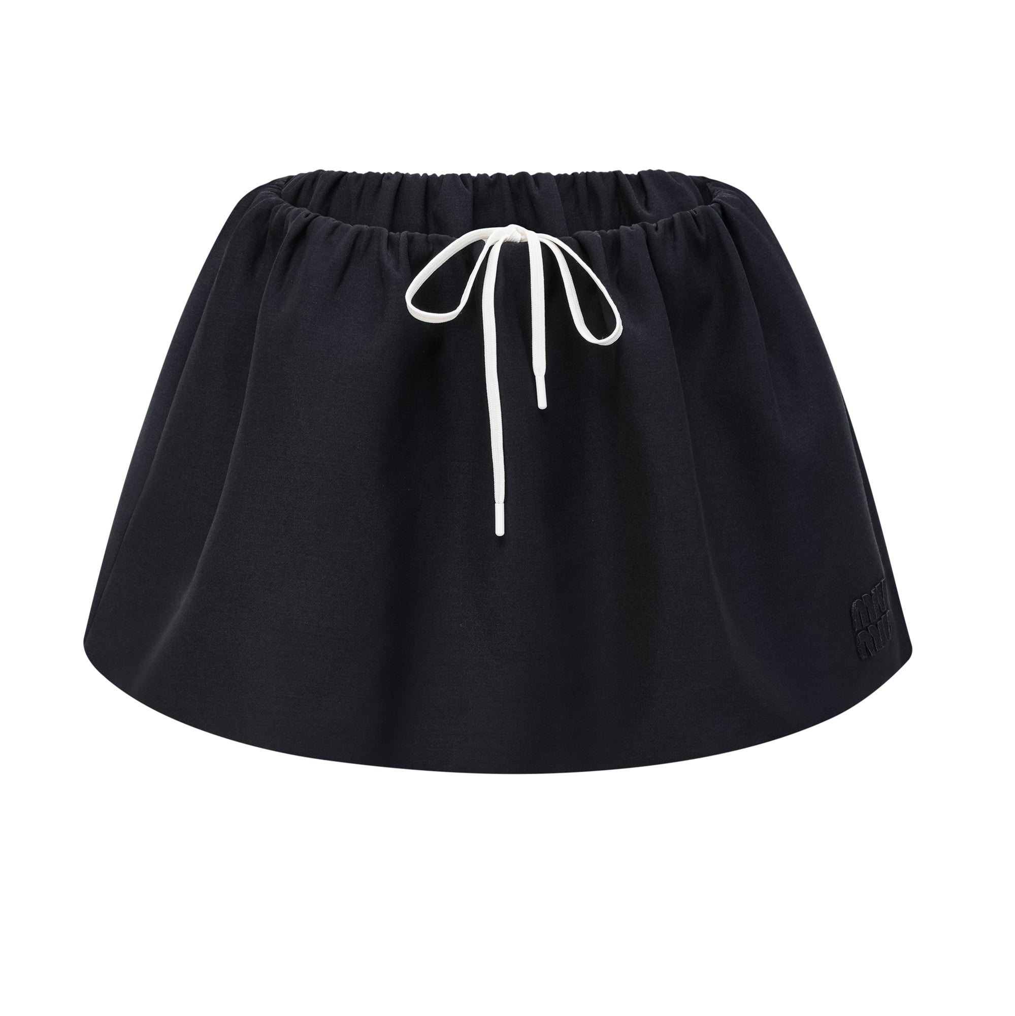 Sarita flared wool mini skirt