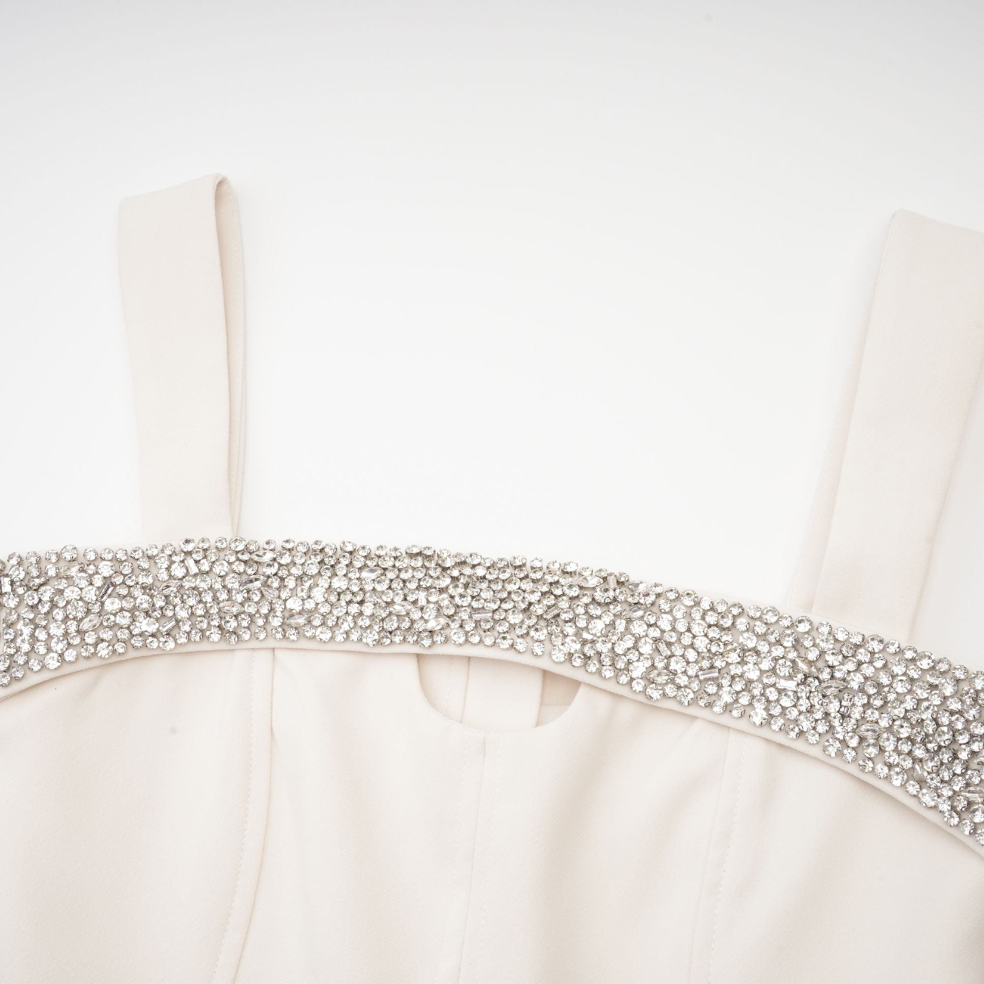 Blanche crystal-embellished top