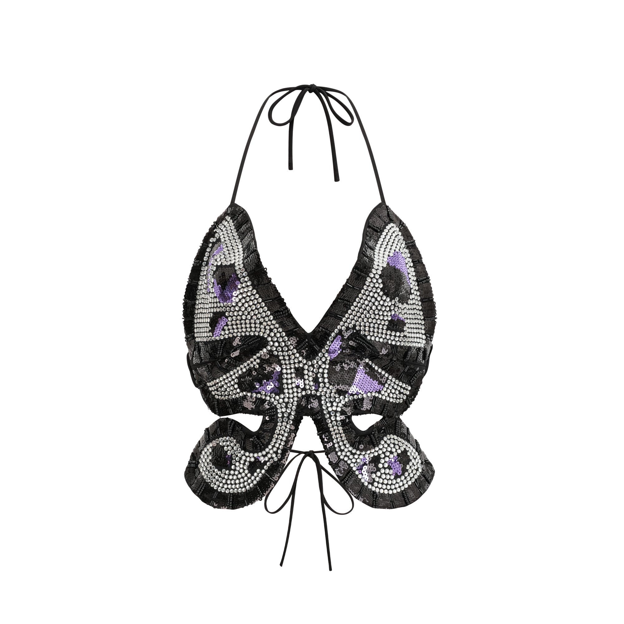 Vittoria embellished butterfly top