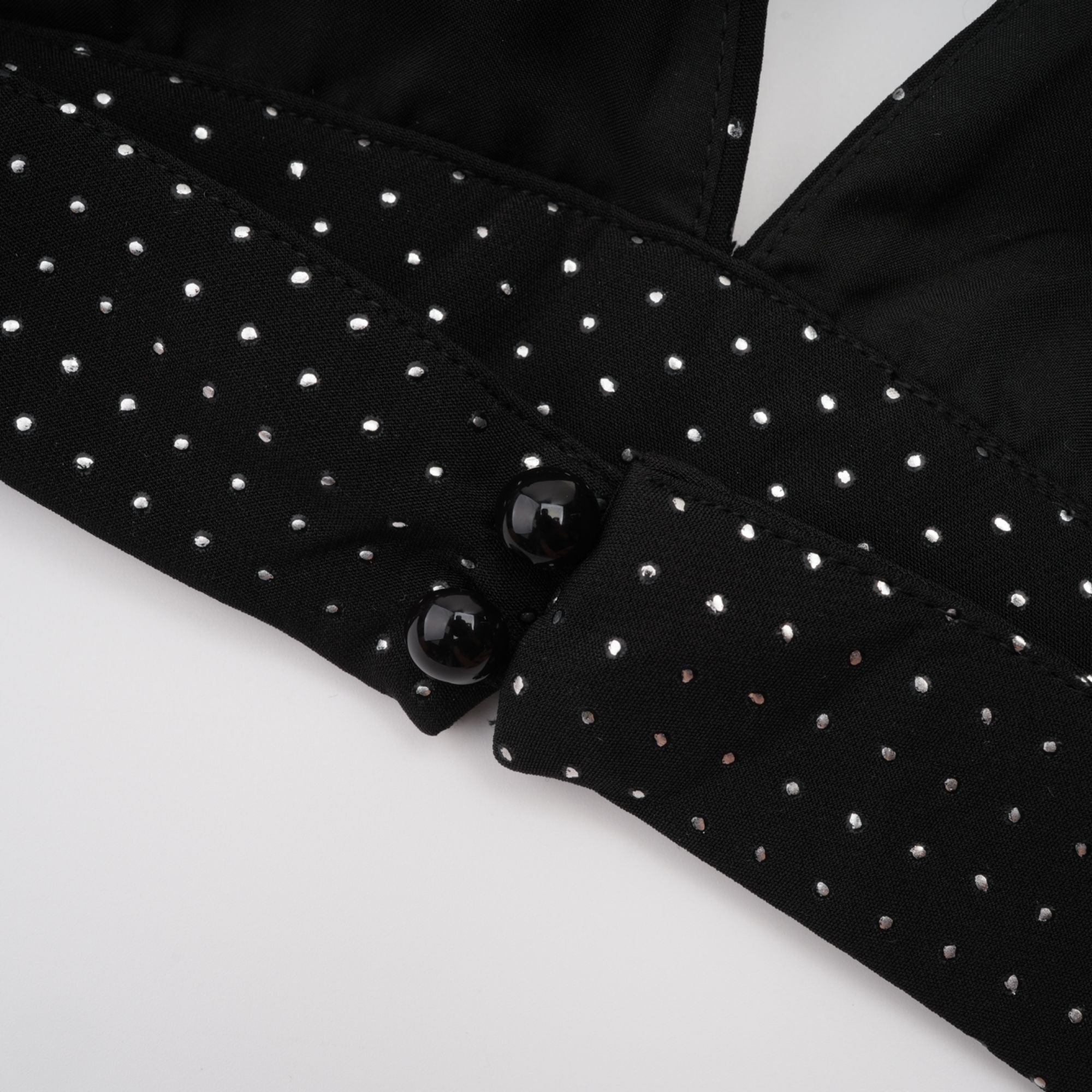 Rowena polka-dot jacket & vest top & trousers matching set