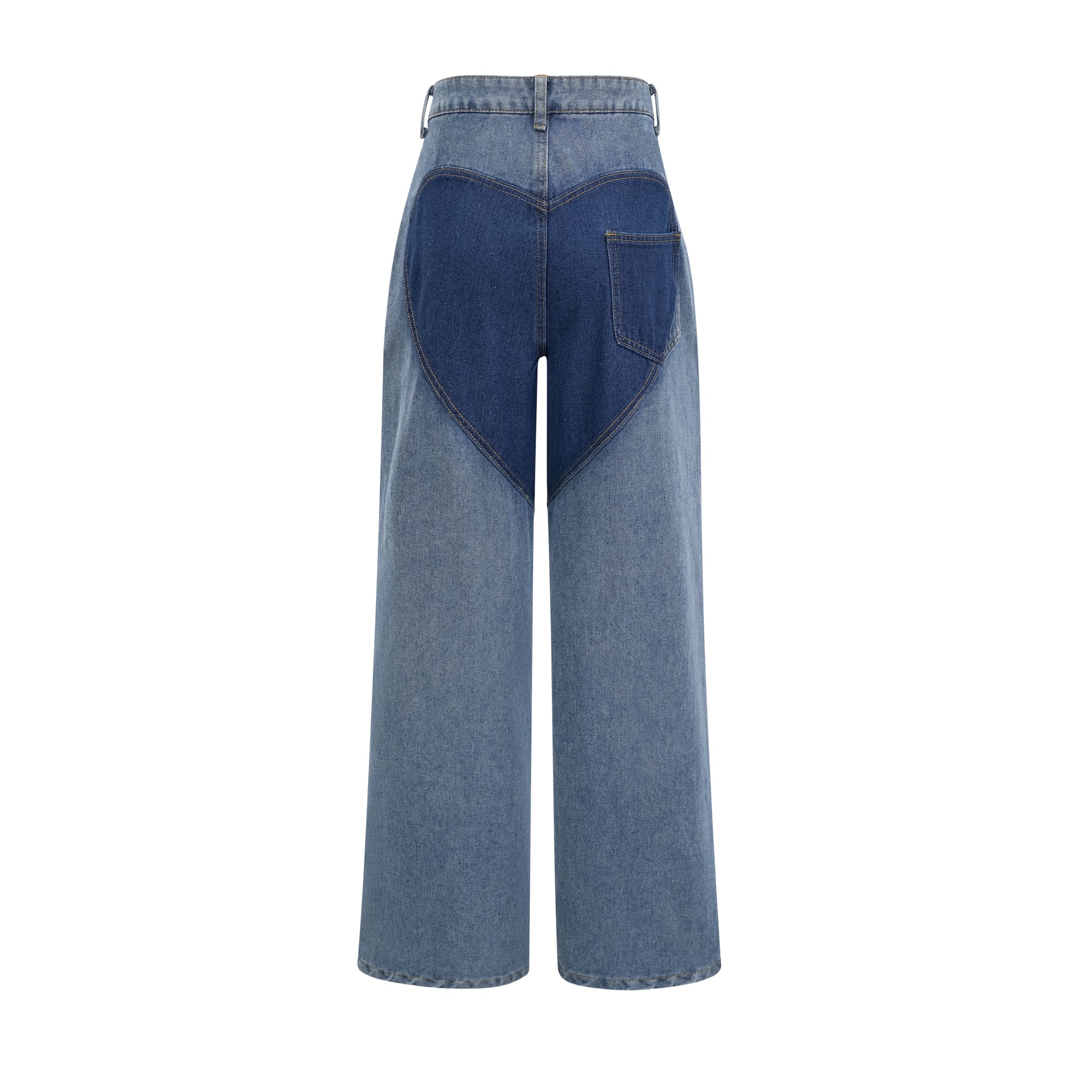 Blanche high-waist cut-out jeans