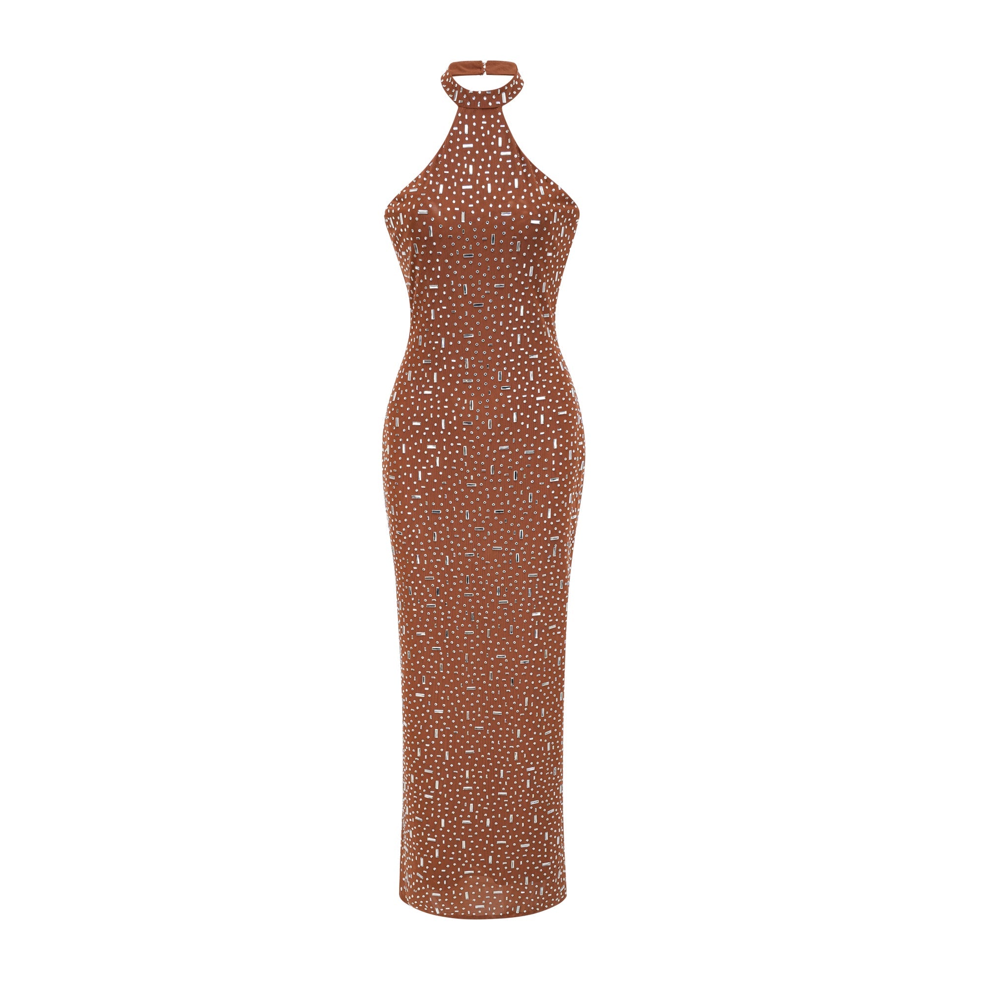 Désirée embellished halterneck maxi dress