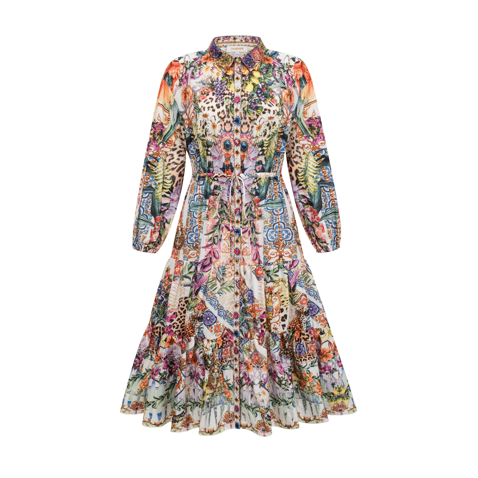 Alia floral-print midi dress