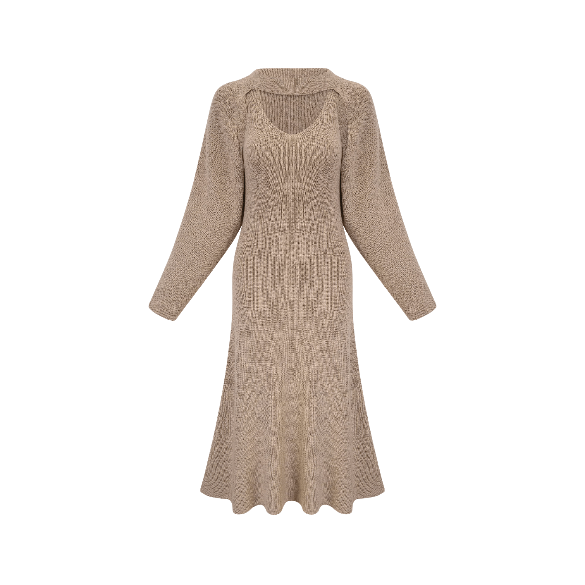 Hotline Bling-knitted long dress combo - itsy, it‘s different